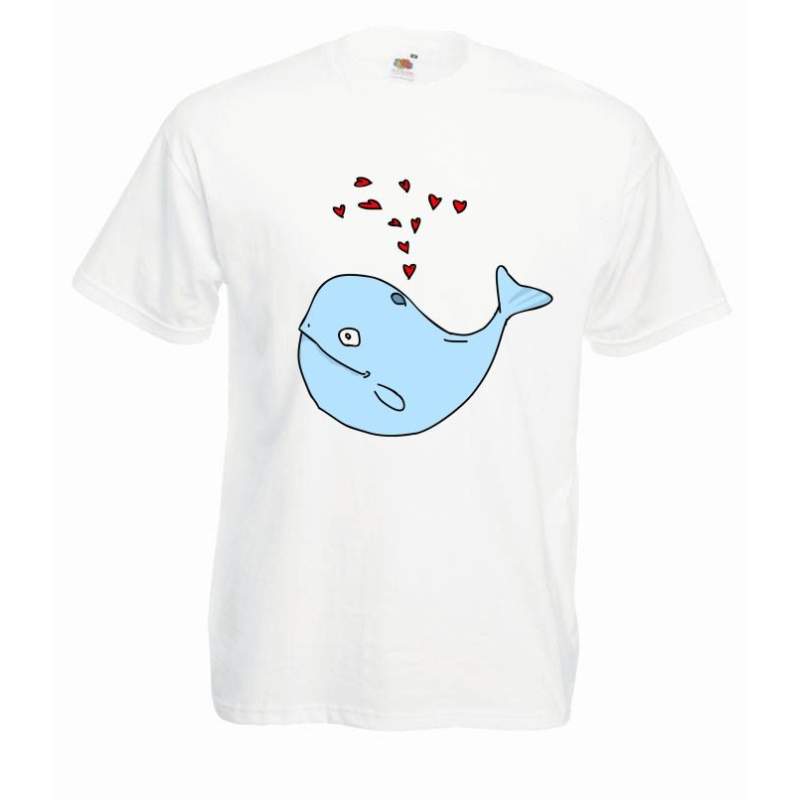 T-shirt oversize DTG WHALE
