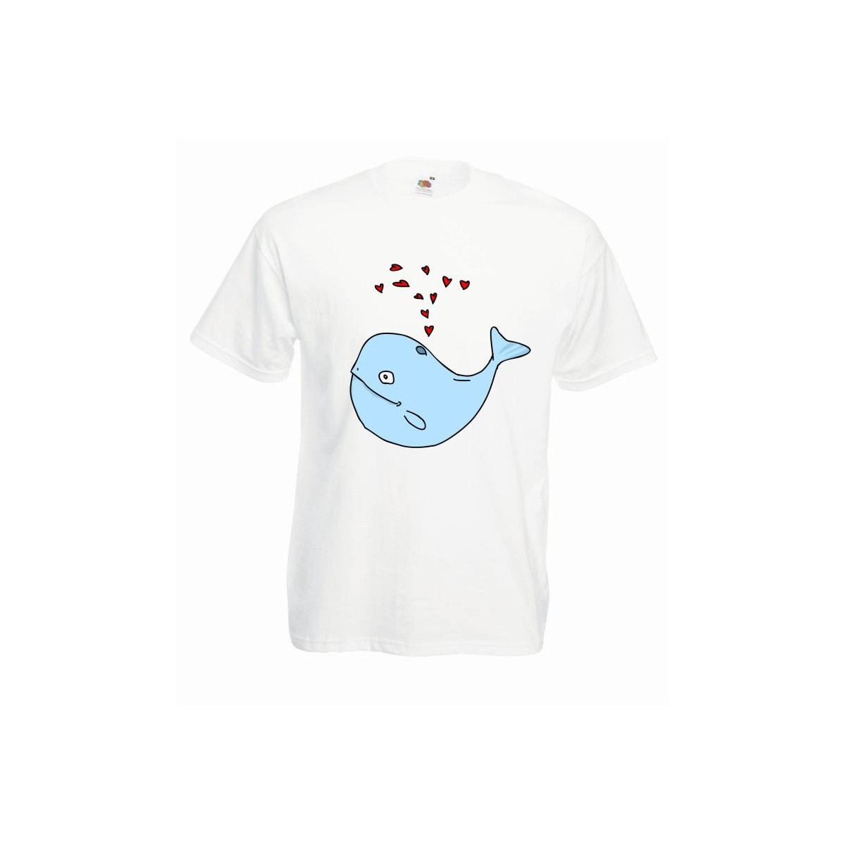 T-shirt oversize DTG WHALE