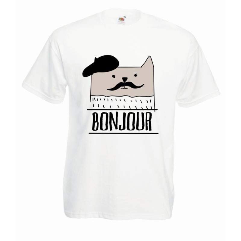 T-shirt oversize DTG BONJOUR