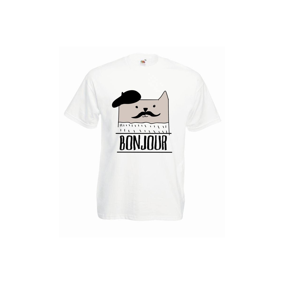 T-shirt oversize DTG BONJOUR
