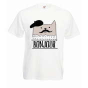 T-shirt oversize DTG BONJOUR