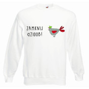 Bluza oversize DTG ZAMKNIJ DZIOOB