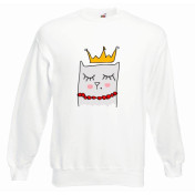 Bluza oversize DTG QUEEN CAT