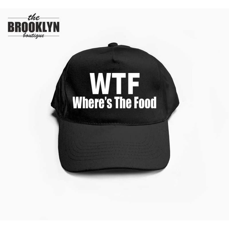 CZAPKA trucker baseball WTF czarna