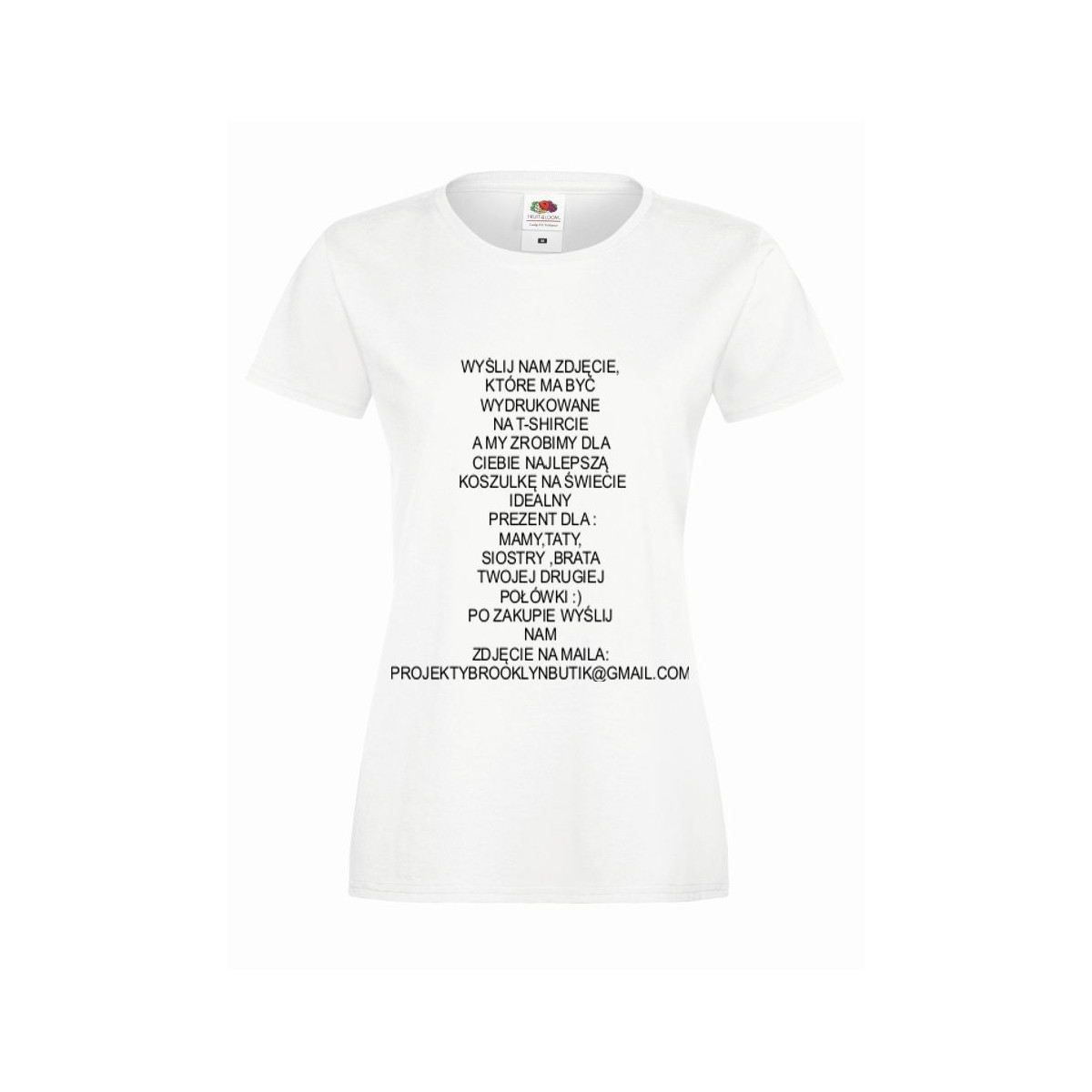 T-shirt lady slim DTG I am smile