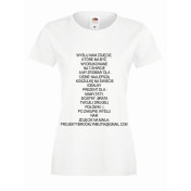 T-shirt lady slim DTG I am smile