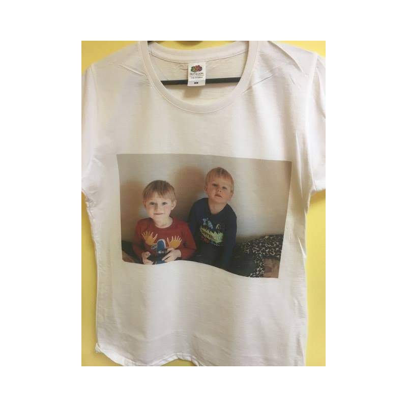 T-shirt lady slim DTG I am smile