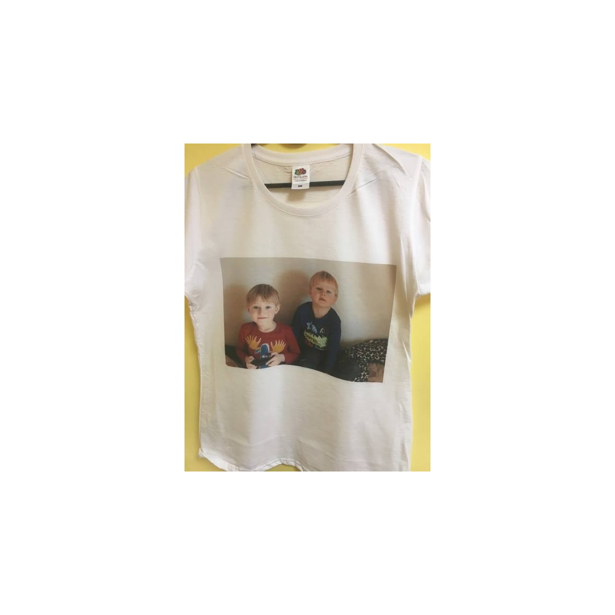 T-shirt lady slim DTG I am smile