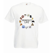 T-shirt oversize DTG PERFECT LIFE