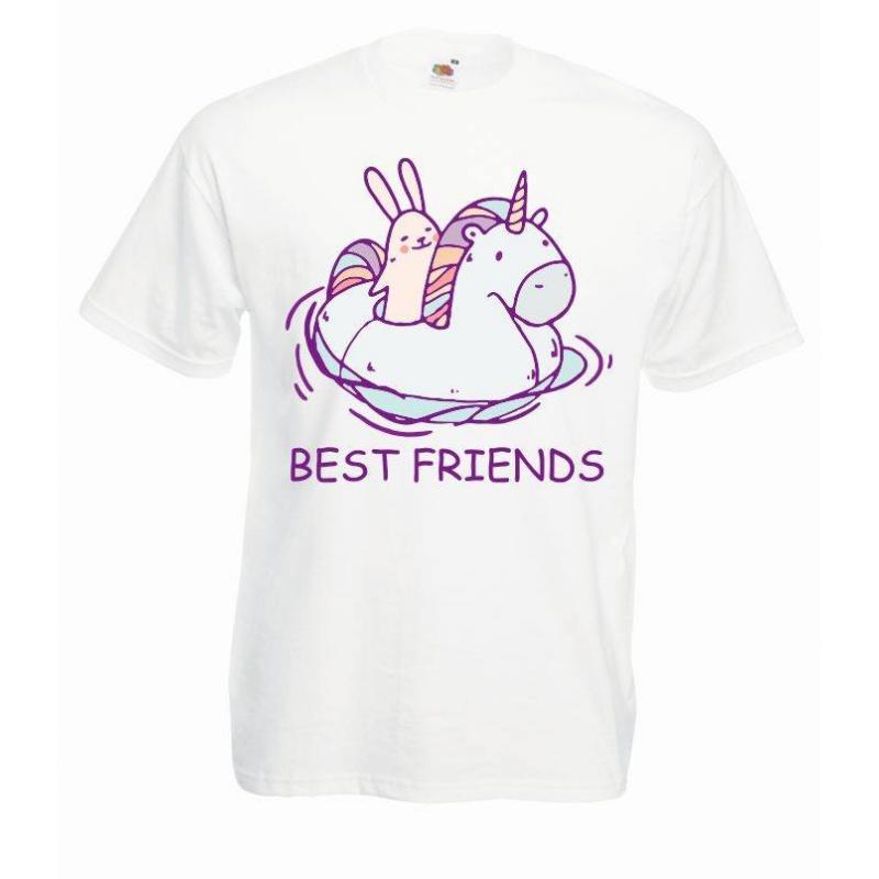 T-shirt oversize DTG BEST FRIENDS