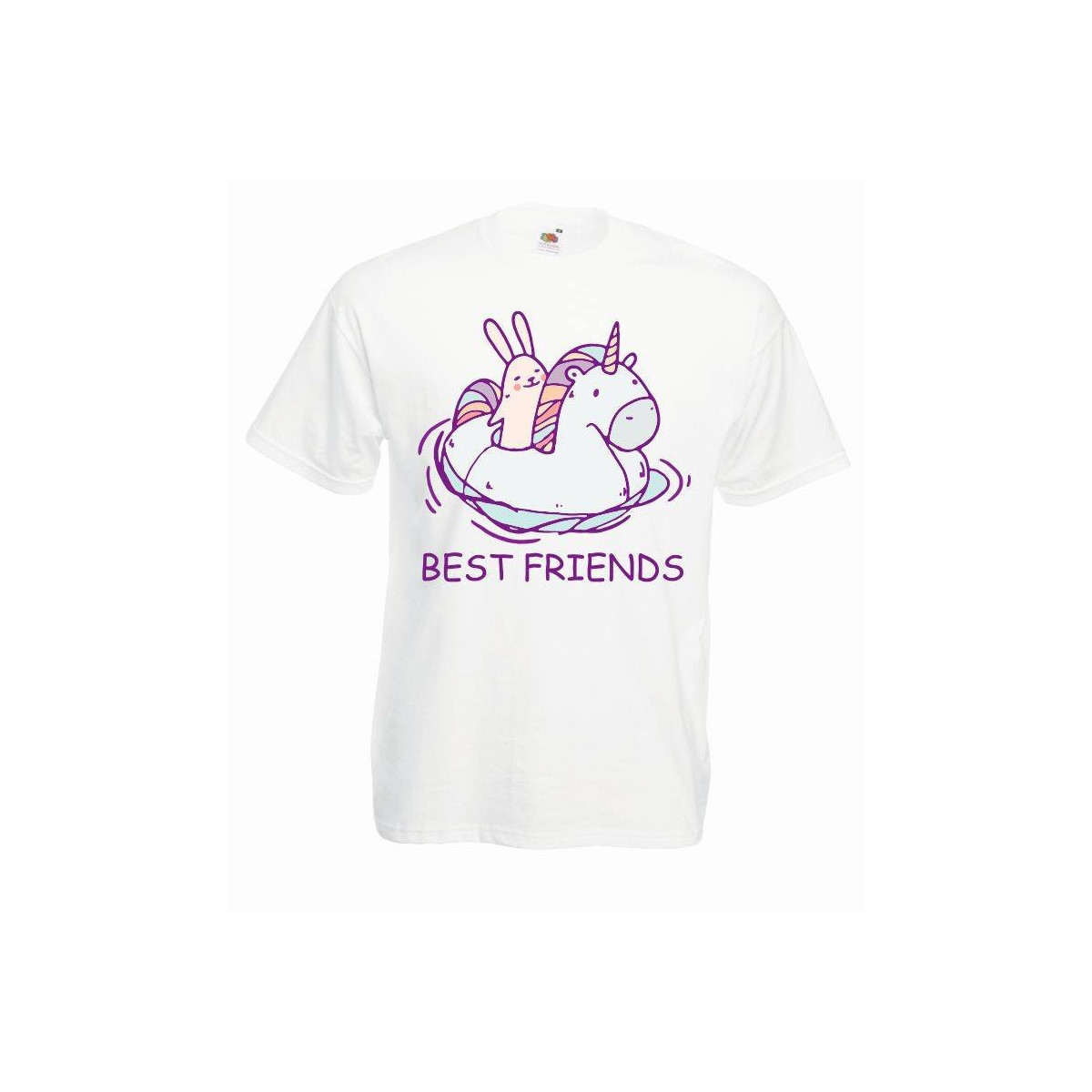 T-shirt oversize DTG BEST FRIENDS