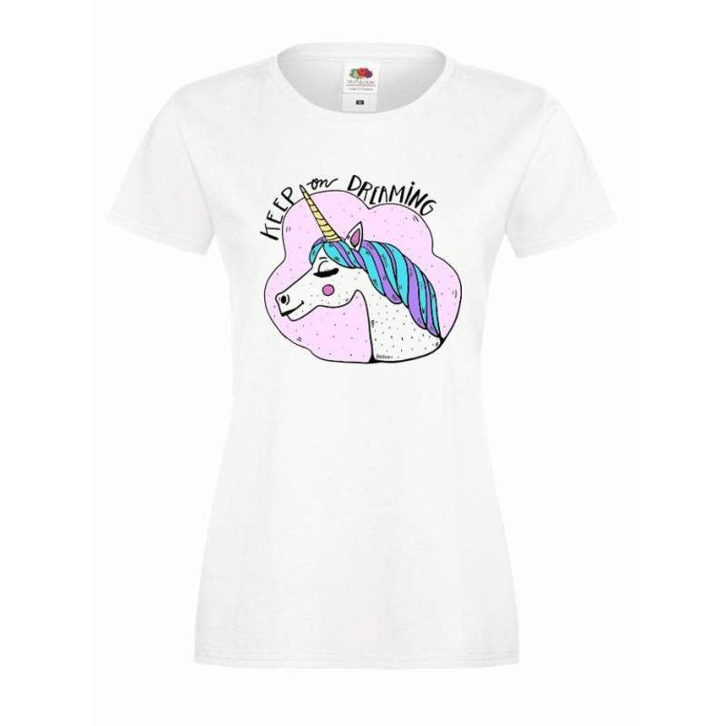 T-shirt lady slim DTG DREAMING