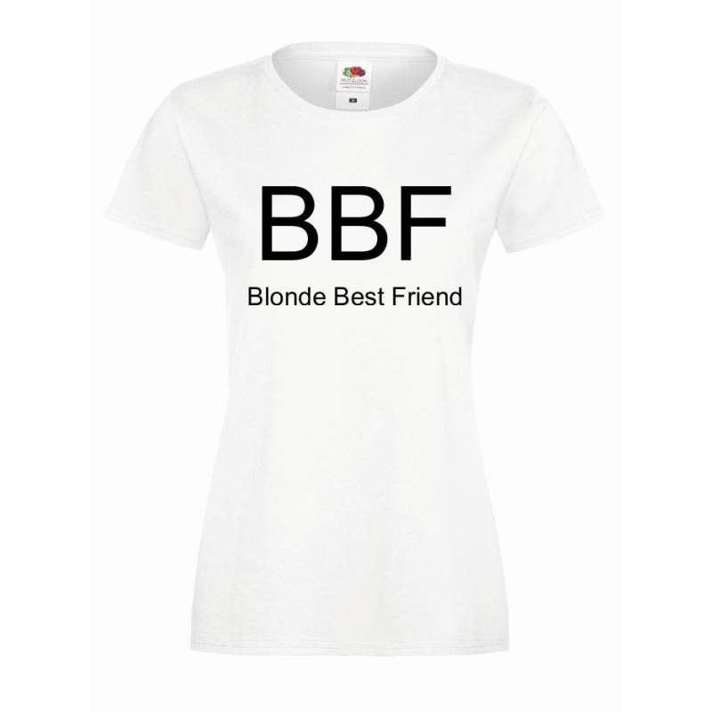 T-shirt lady BBF BLONDE