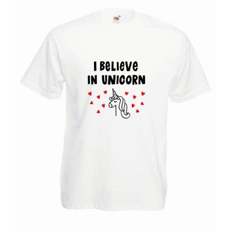 T-shirt oversize DTG BELIVE IN UNICORN