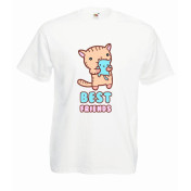 T-shirt oversize DTG BEST FRIENDS 2