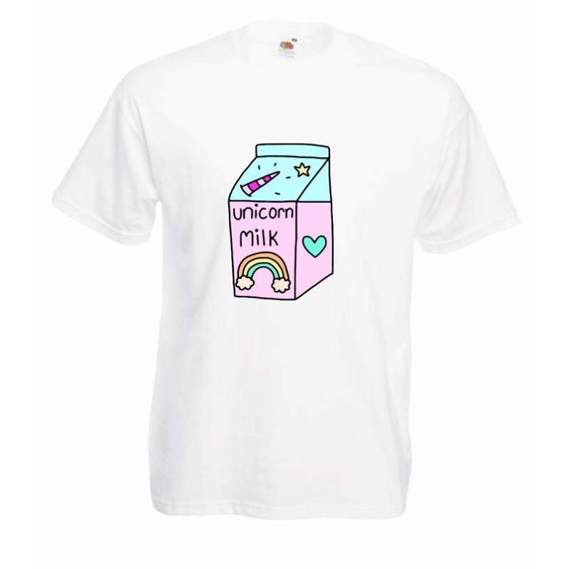 T-shirt oversize DTG UNICORN MILK