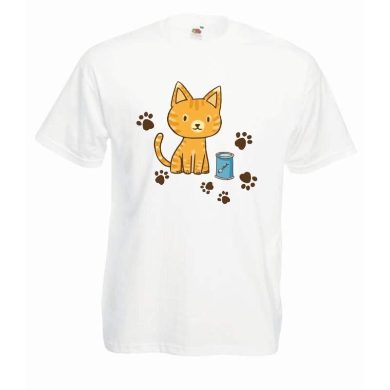 T-shirt oversize DTG CAT ART