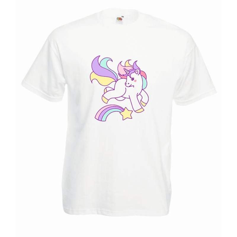 T-shirt oversize DTG RAINBOW UNICORN
