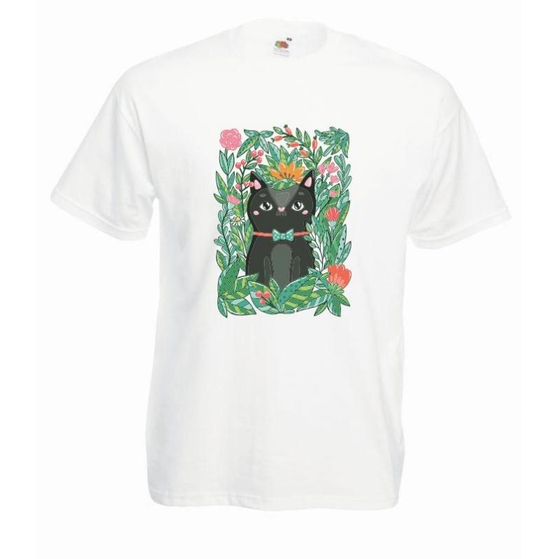 T-shirt oversize DTG BLACK CAT