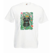 T-shirt oversize DTG BLACK CAT