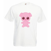 T-shirt oversize DTG PINK PIG