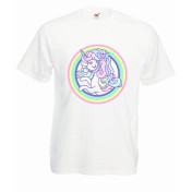 T-shirt oversize DTG RAINBOW UNICORN 2