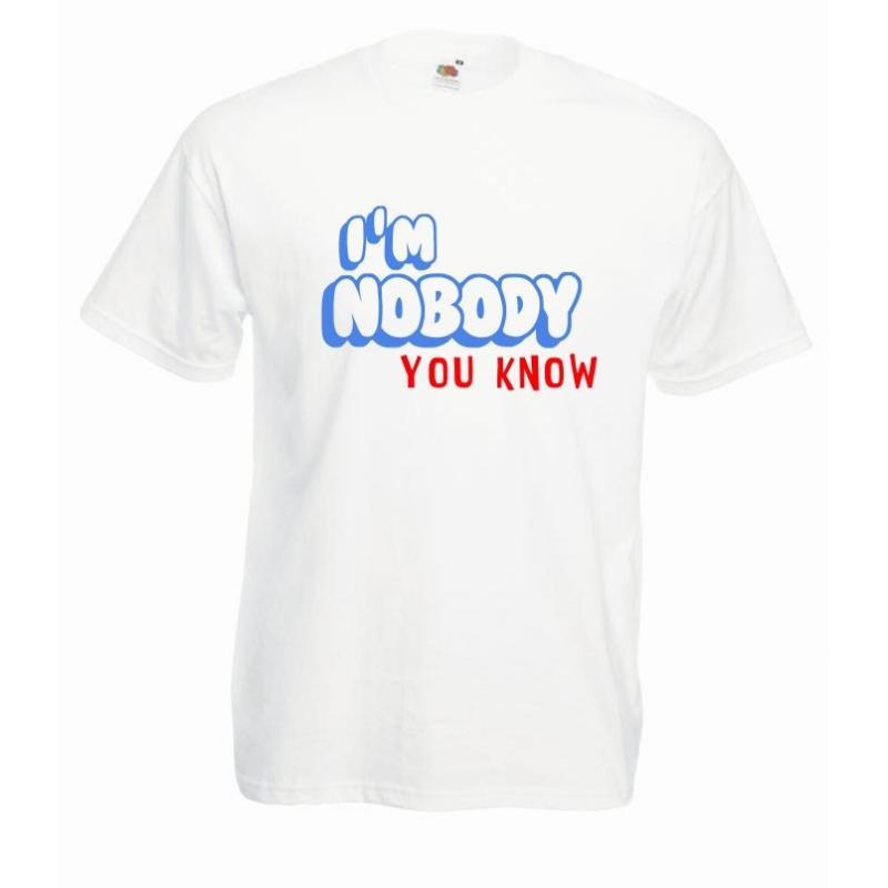 T-shirt oversize DTG NOBODY