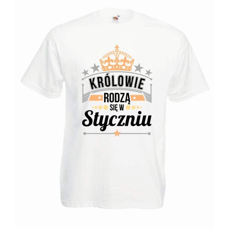 T-shirt oversize DTG KRÓLOWIE STYCZEŃ