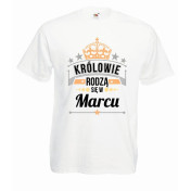 T-shirt oversize DTG KRÓLOWIE MARZEC