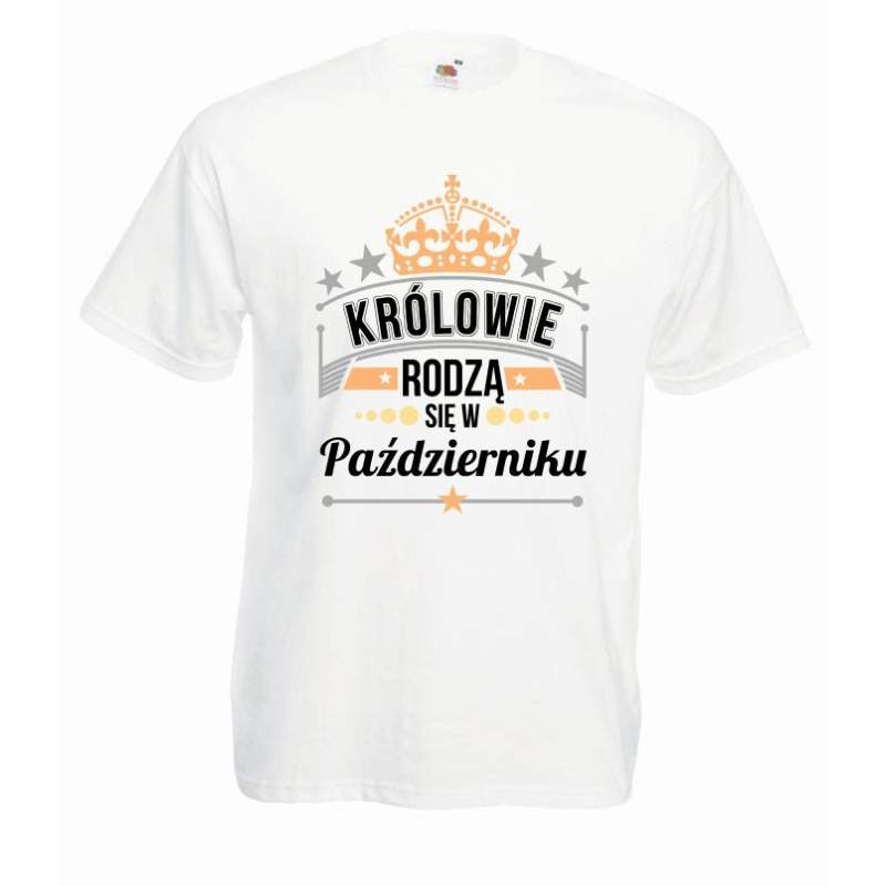 T-shirt oversize DTG KRÓLOWIE PAŹDZIERNIK