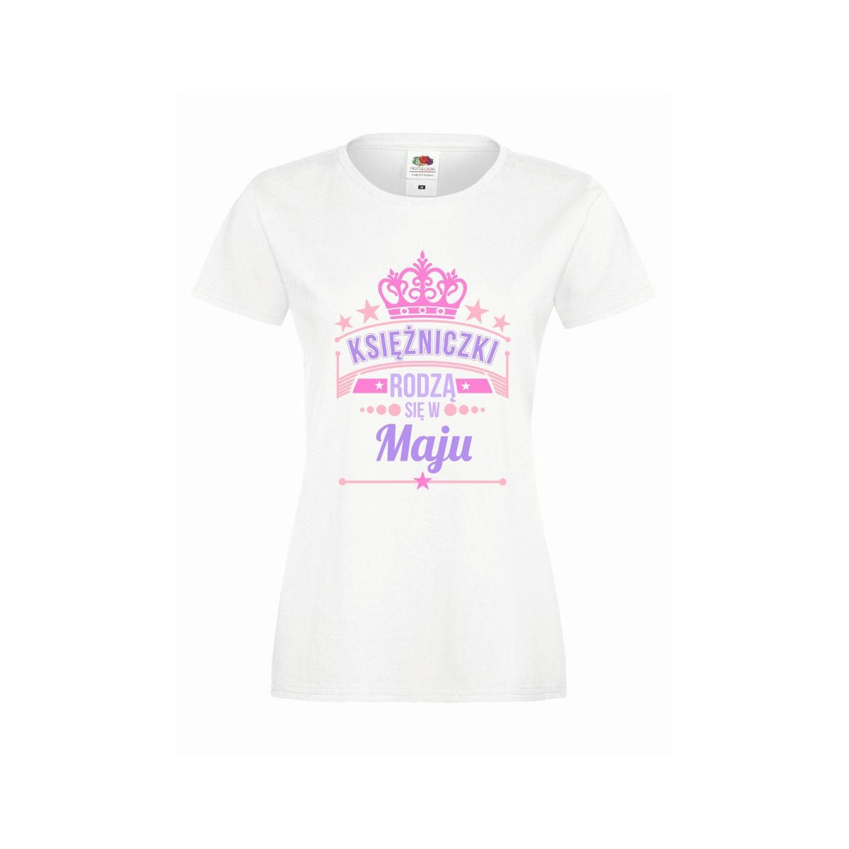 T-shirt lady slim DTG KSIĘŻNICZKI MAJU