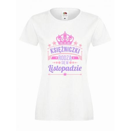 T-shirt lady slim DTG KSIĘŻNICZKI LISTOPAD