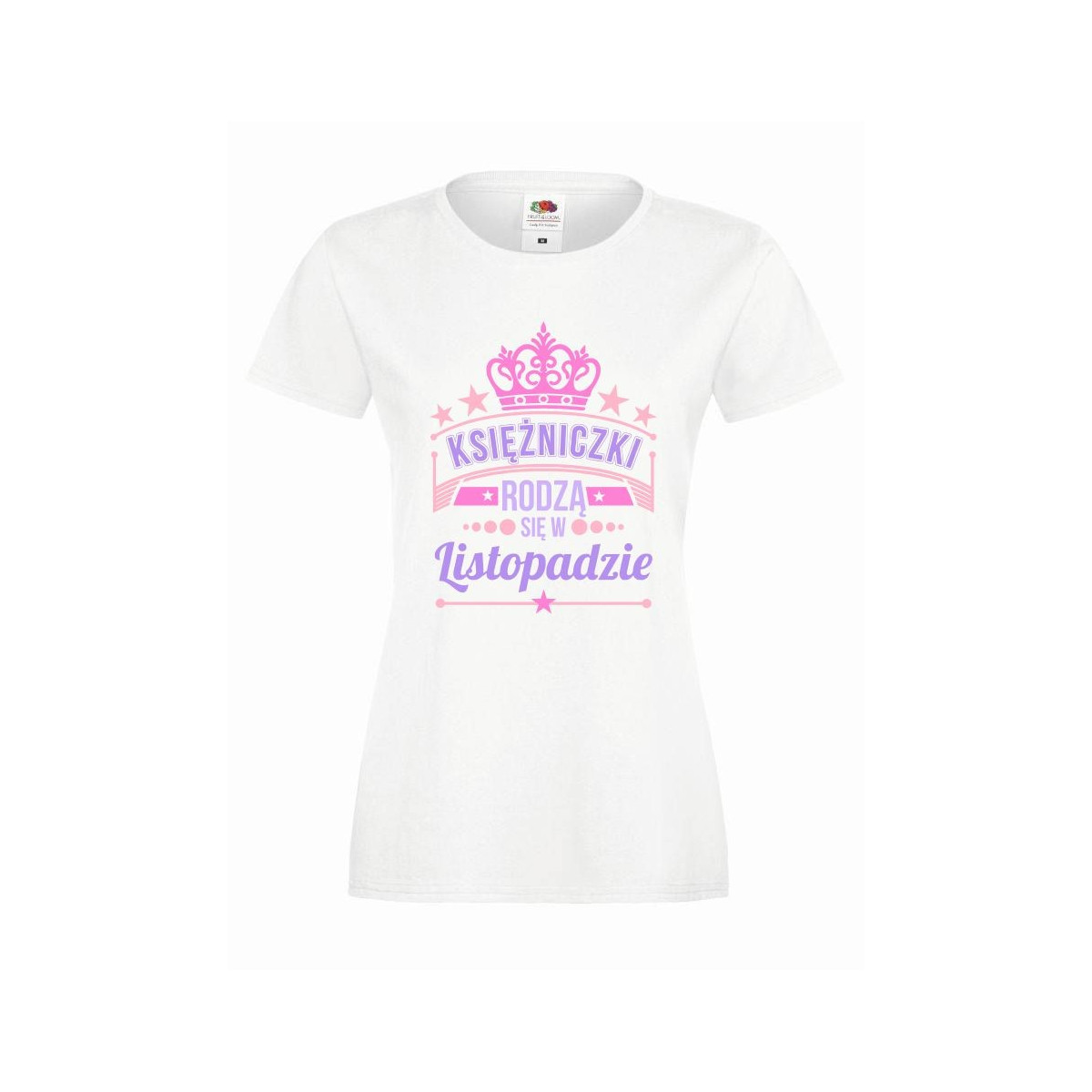 T-shirt lady slim DTG KSIĘŻNICZKI LISTOPAD