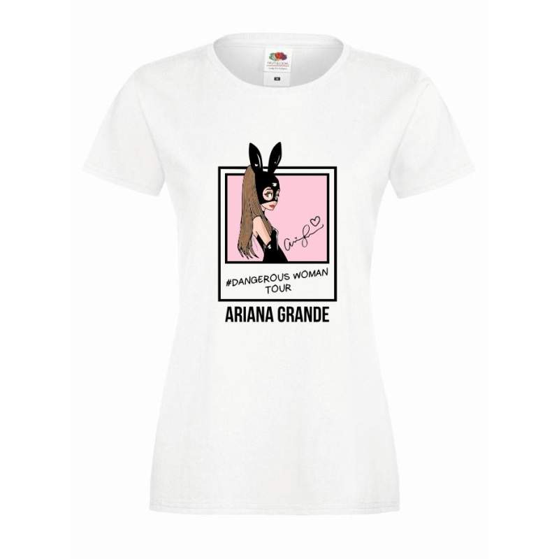 T-shirt lady slim DTG ARIANA TOUR