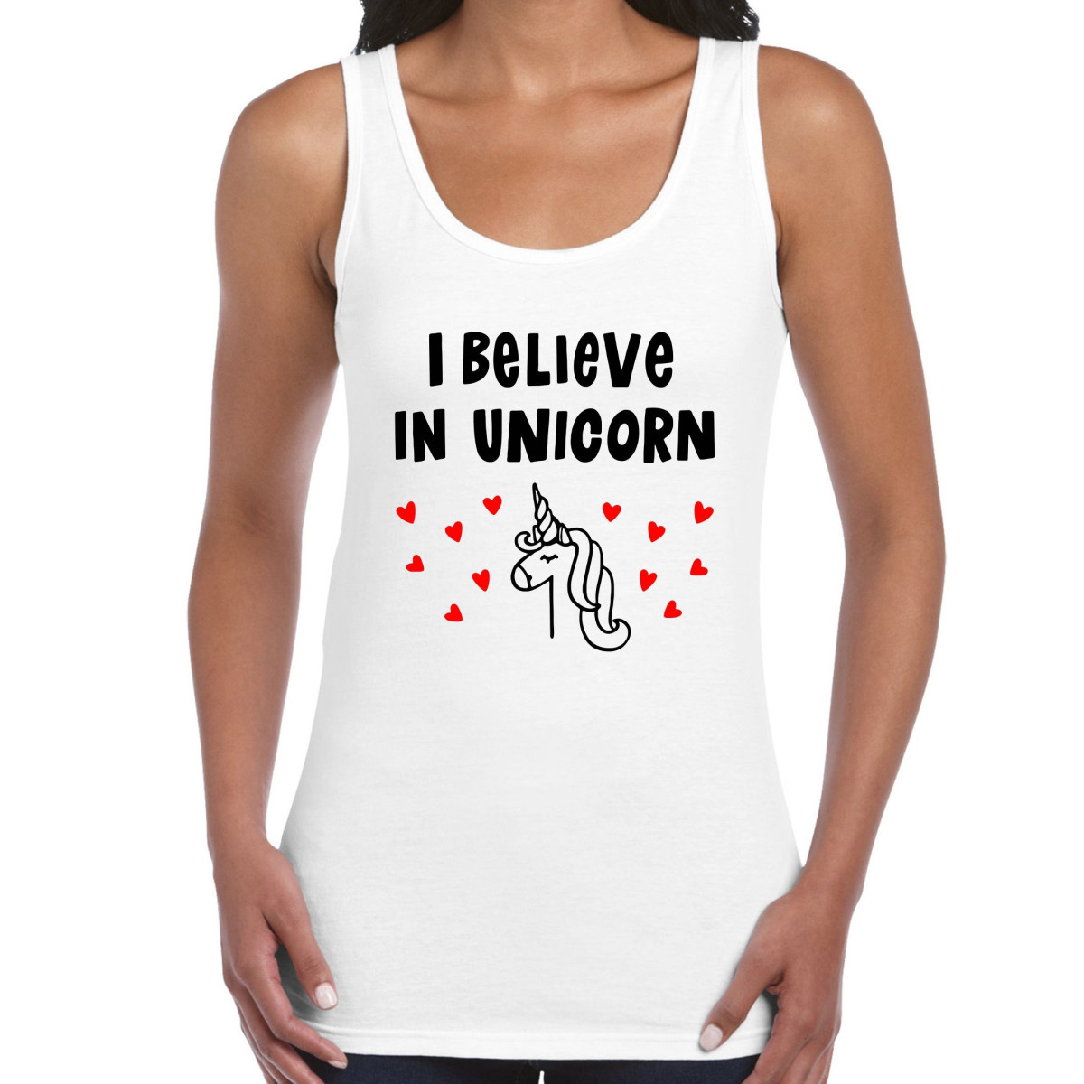 Top tank DTG BELIEVE IN UNICORN