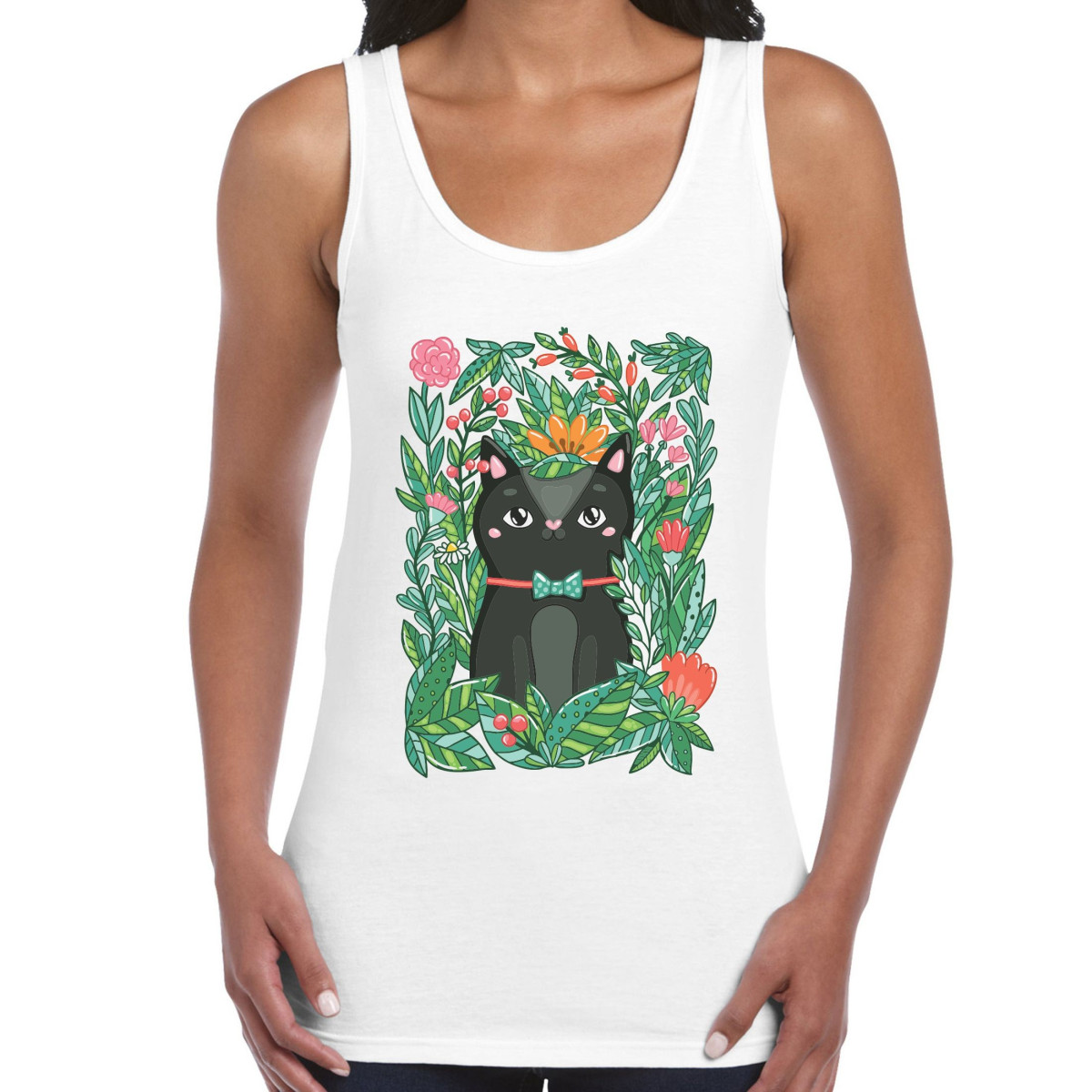 Top tank DTG BLACK CAT