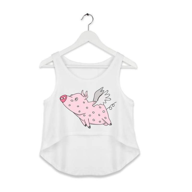 TOP summer druk FLY PIG