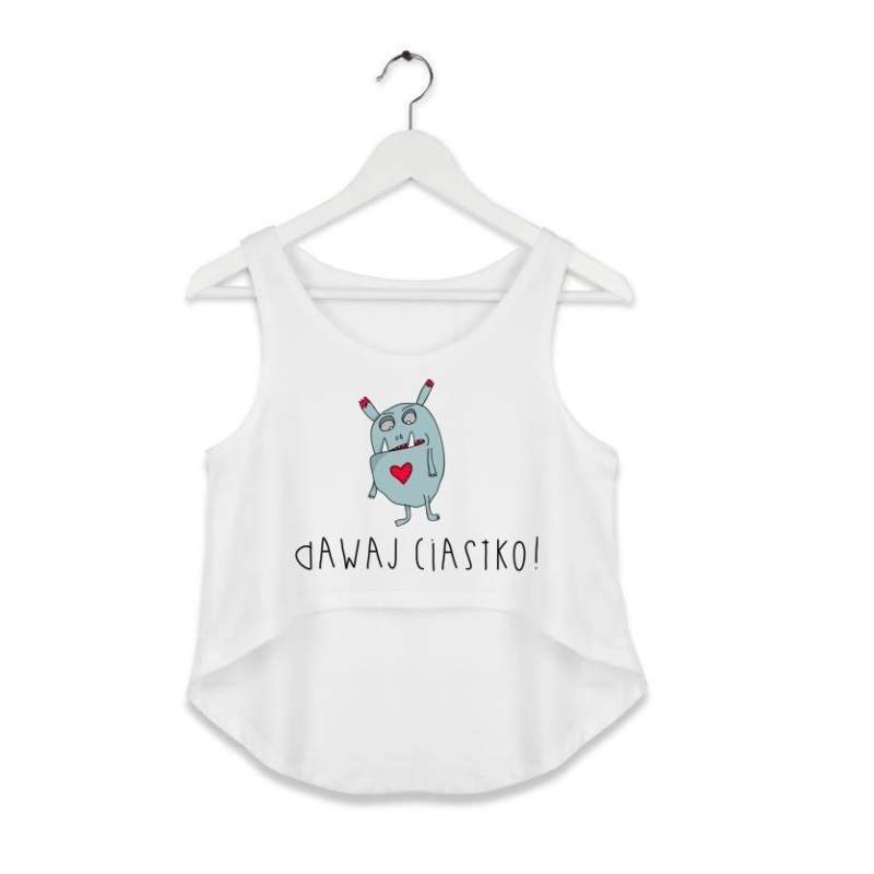 TOP summer druk DAWAJ CIASTKO