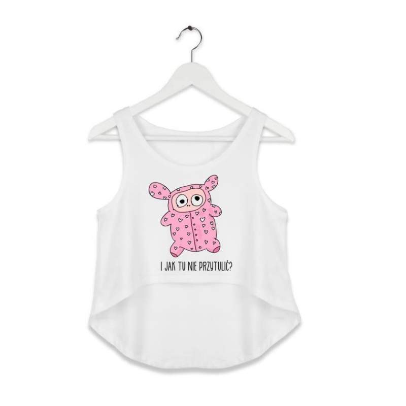 TOP summer druk PRZYTUL MNIE