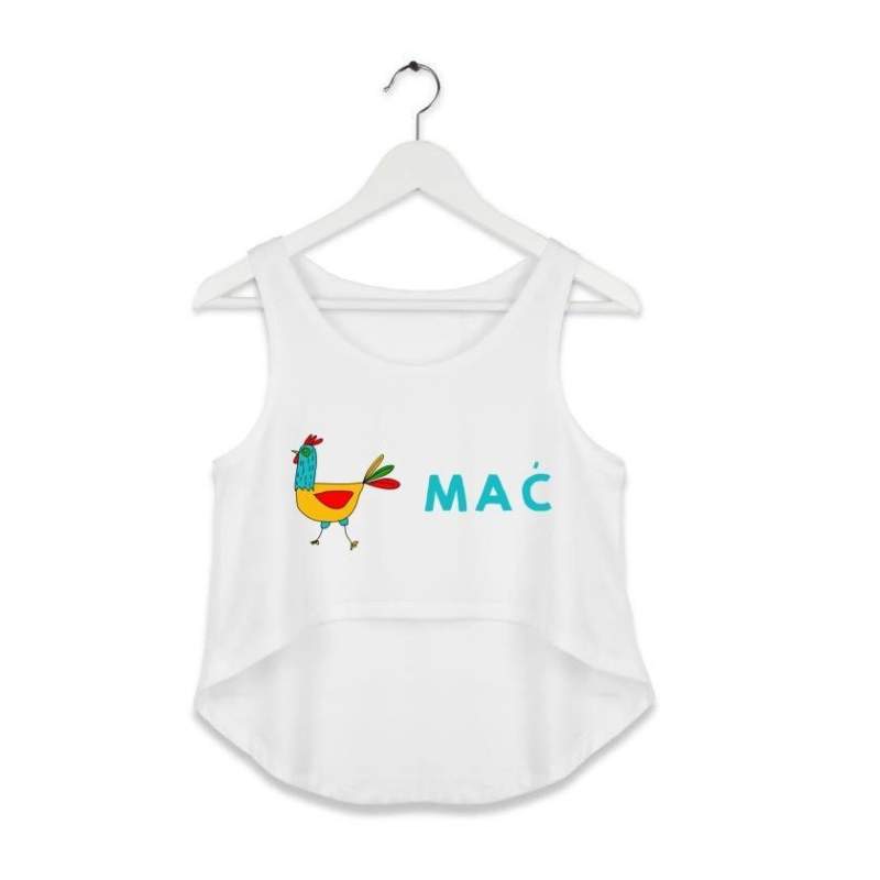 TOP summer druk KURA MAĆ