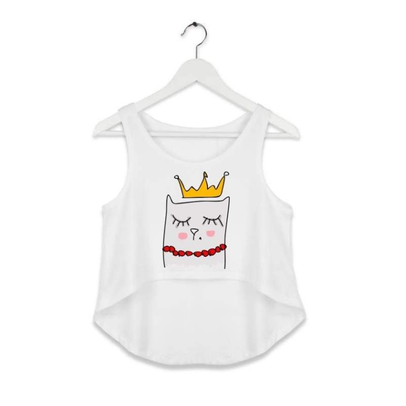 TOP summer druk QUEEN CAT