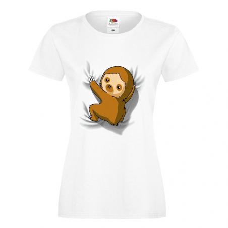 T-shirt lady/oversize DTG SLOTH