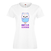 T-shirt lady/oversize DTG HELLO SUMMER 2