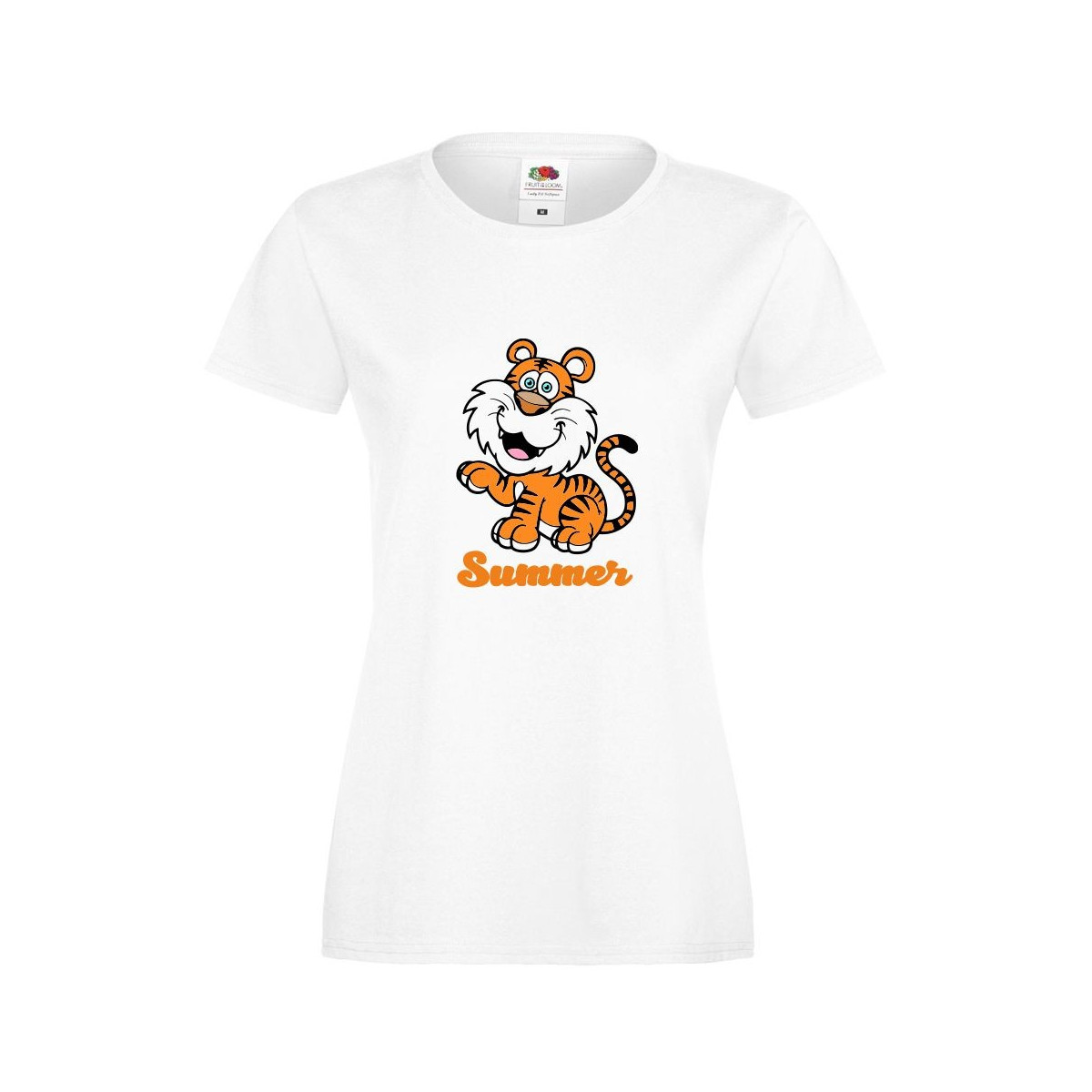 T-shirt lady/oversize DTG TIGER SUMMER