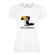 T-shirt lady/oversize DTG LOVE SUMMER