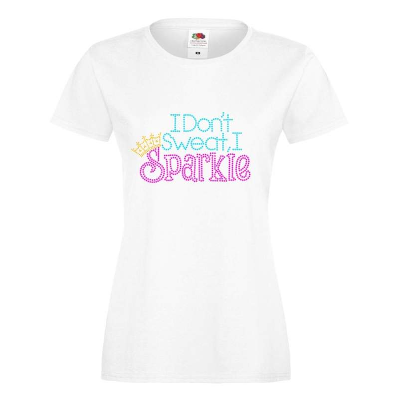 T-shirt lady/oversize DTG SPARKLE