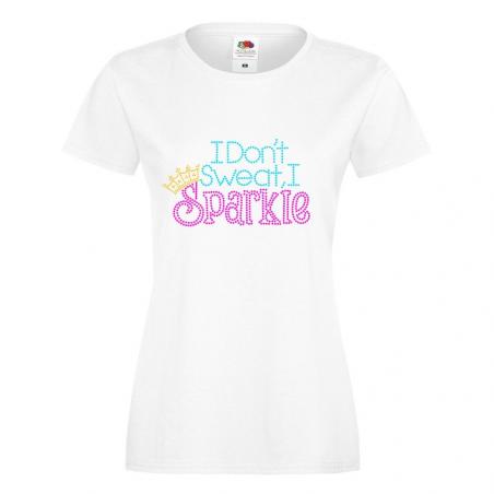 T-shirt lady/oversize DTG SPARKLE