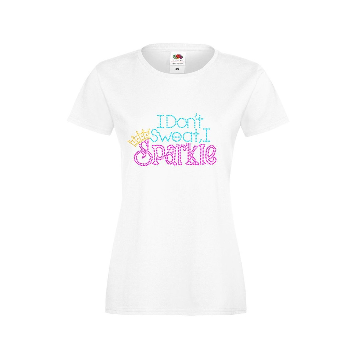 T-shirt lady/oversize DTG SPARKLE