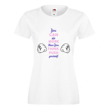T-shirt lady/oversize DTG PUSH