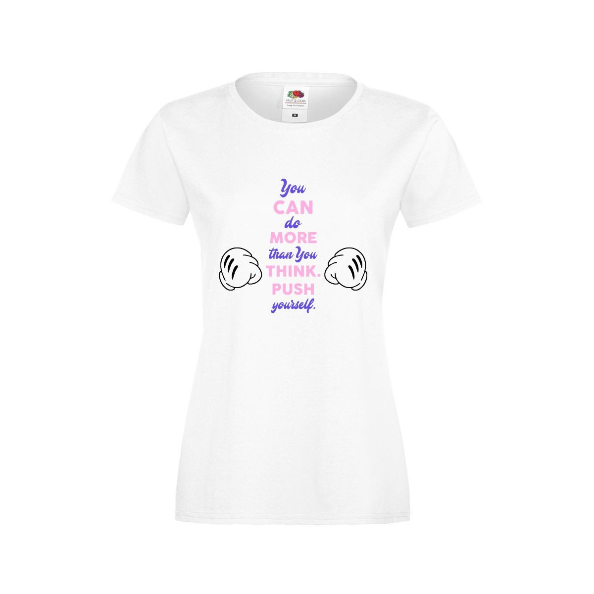 T-shirt lady/oversize DTG PUSH